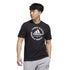 T-shirt nera da uomo adidas Sketch Emblem Graphic, Abbigliamento Sport, SKU a722000197, Immagine 0